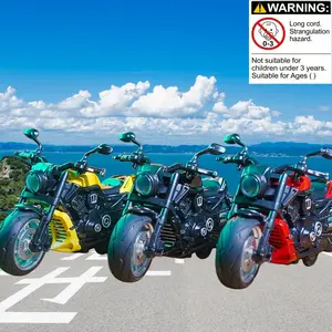 Harley Motorcycle 2026 Realistic Alloy Car Model, Metal Racing Street Bike Toy Vehicle, Sound Light Function, Pull Back Action