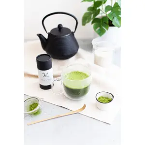 KandK Chai Sweet Matcha Powder, Pre-Sifted and Blended with Cane Sugar-Ethically Sourced Matcha