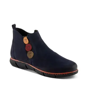 Spring Step Leather Booties - Katana
