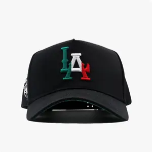 LA Mexico SnapBack Hat with Colorful LA Logo and Adjustable Back for Comfortable Fit