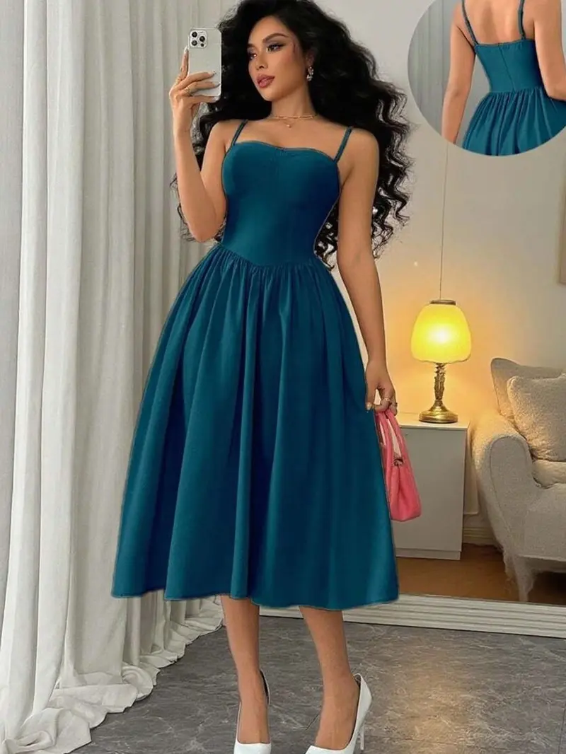 sachin and babi light blue dress Missacc