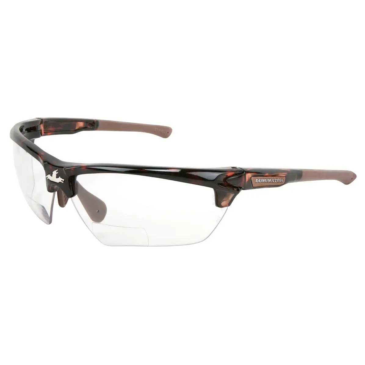 MCR Safety Dominator DM3 Bifocal Safety Glasses Tortoise Frame with Anti-Fog Lenses, Ppe Equipment, Safety Gear