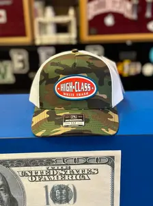 HCWT OG Patched Army Camo/White Snap Back Trucker Cap