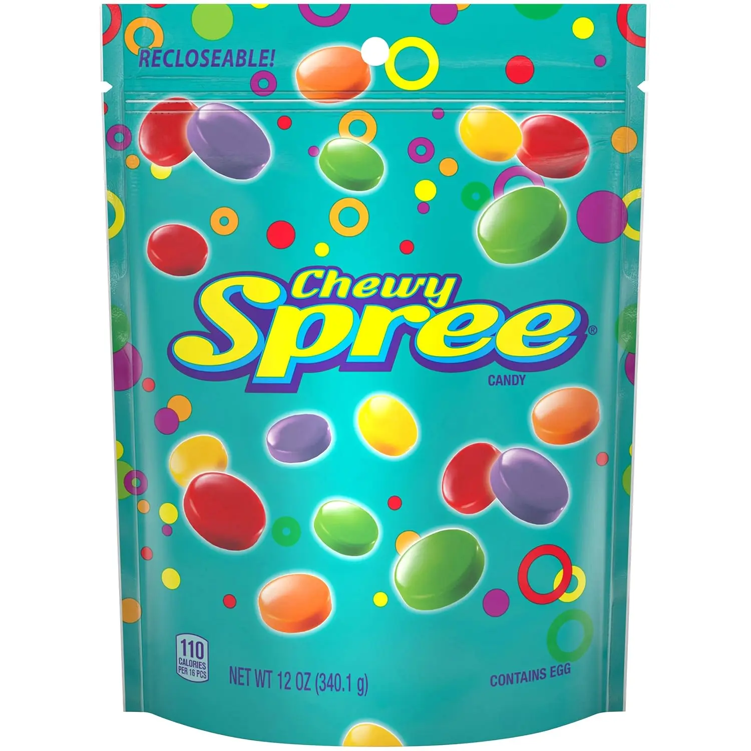 Wonka Spree Original Boiled & Hard Candy, Resealable 12 oz Bag Wonka Spree Original Boiled & Hard Candy, Resealable 12 oz Bag