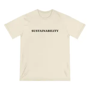 "SUSTAINABILITY" T-SHIRT: 100% CERTIFIED ORGANIC COTTON