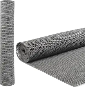 Non-Slip Eco-Friendly PVC Drainage Floor Mat - 0.23 Inch Thick Multipurpose Mat for Bathroom, Kitchen, Outdoor Spaces, No