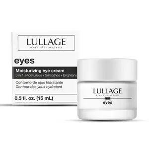 Lullage Moisturizing 3 in 1 Eye Contour Cream: Moisturizes + Smoothes + Brightens, helps to reduce the appearance of wrinkles, puffiness and Dark Circles (0.5 fl oz )