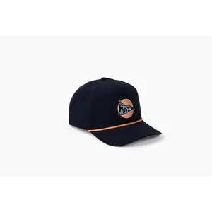 Have A Day Navy & Peach Drink Rope Hat
