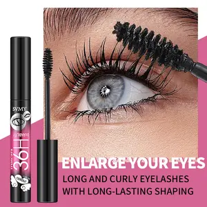 36-Hour Long-Wear Black Mascara - Waterproof, long-lasting, smudge-proof for bold, dramatic eyes. The smooth formula effortlessly creates perfect curl without clumping. A premium gift for women.