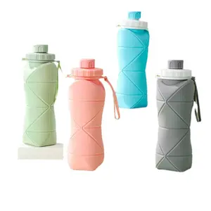 Food Grade Silicone Soft Water Cup, Sports Water Bottle, Sports Drinking Bottle, Travel Foldable Mug, Large Capacity Coffee Cup, Portable Hydration Flask