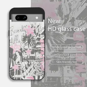 Suitable for [Google Pixel 7] Retro Glass Mobile Phone Case Luxury New Business Anti-drop Easy to choose New Anti-drop Anti-fingerprint Affordable Pack-888