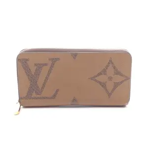 Pre-owned Louis Vuitton Canvas Small Leather Goods Zippy Wallet Monogram Giant Reverse Long Wallet