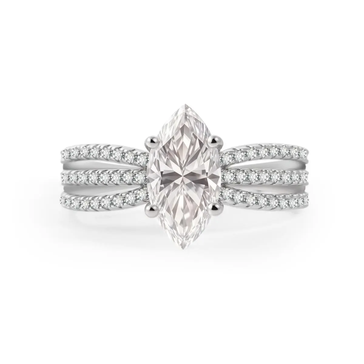 Synthetic Moissanite with Copper