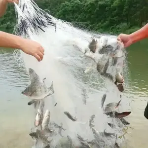 High Strength Floating Cast Net with Heavy Sinkers for Better Sink and Wide Coverage, Great for Lake River Pond and Shore Fishing, Stable Retrieval for Anglers