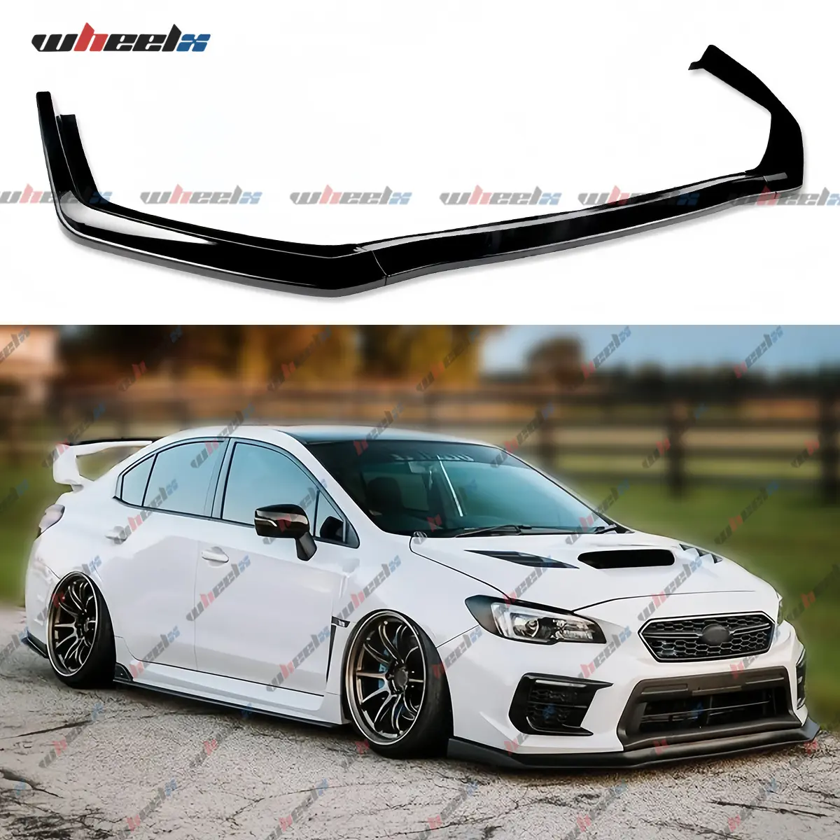2015-2021 Subaru WRX & STi - Front Bumper Lip Splitter, Side Skirts Body Kit, Trim Protector Strips