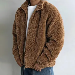 Men's Ethnic Pattern Zip Up Plush Sweatshirt Casual Long Sleeve Pocket Collared Pullover for Winter Fashion Daily Wear regular fit casual shirt