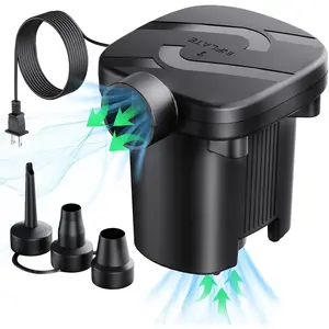 Electric Air Pump - Quick-Fill Portable AC110-120V Pump for Inflatables, Mattresses, Cushions, Pool Floats & More