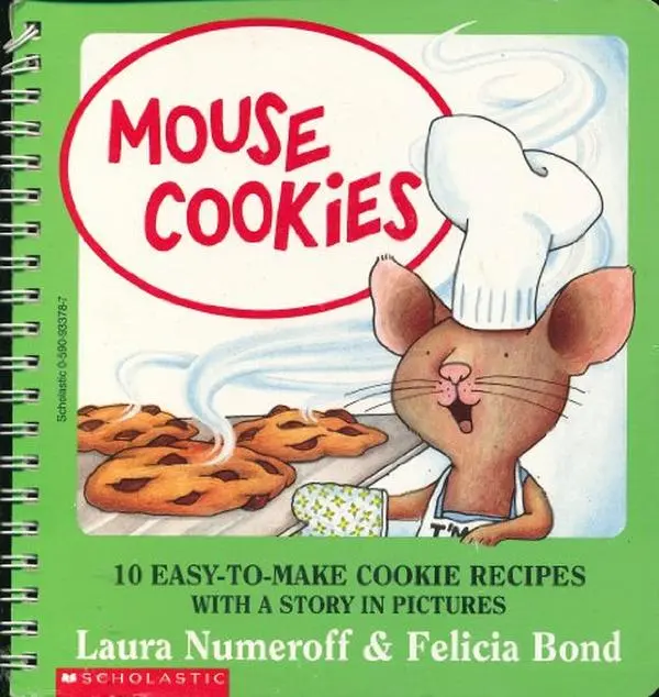 USED Book - Mouse Cookies: 10 Easy-to-Make Cookie Recipes with a Story in Pictures by Laura Joffe Numeroff (Unknown) - english