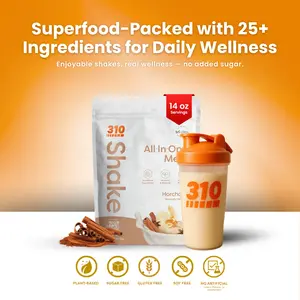 310 Nutrition – Horchata – Quick Meal Replacement Shake, Plant-Based Protein with 25+ Nutrients On-The-Go | 14 Servings