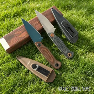 High-Quality Straight Knife, Multi-Functional Edc Knife with Sheath, Outdoor Camping Knives, Essential for Kitchen, Camping, Fishing, Men's Gift, Holiday Gift