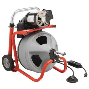 Ridgid 632-26998 K-400 Machine W-Gloves & Std. Equipment C-45 Iw 1-2 Inch X 75' Solid Core Integral Wound Cable T-260 Tool Set