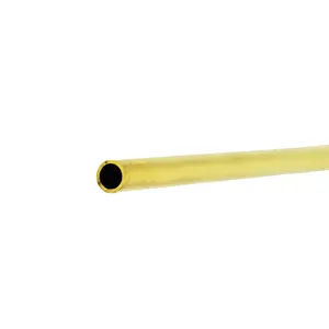 Bendable Brass Fuel Tube: 1/8" OD x 0.014" Wall x 12" Long (1 Piece)