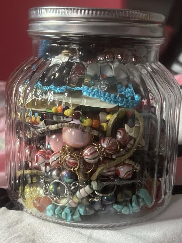 Mistery Jewerly Jar - including necklase , bracelets and earrings