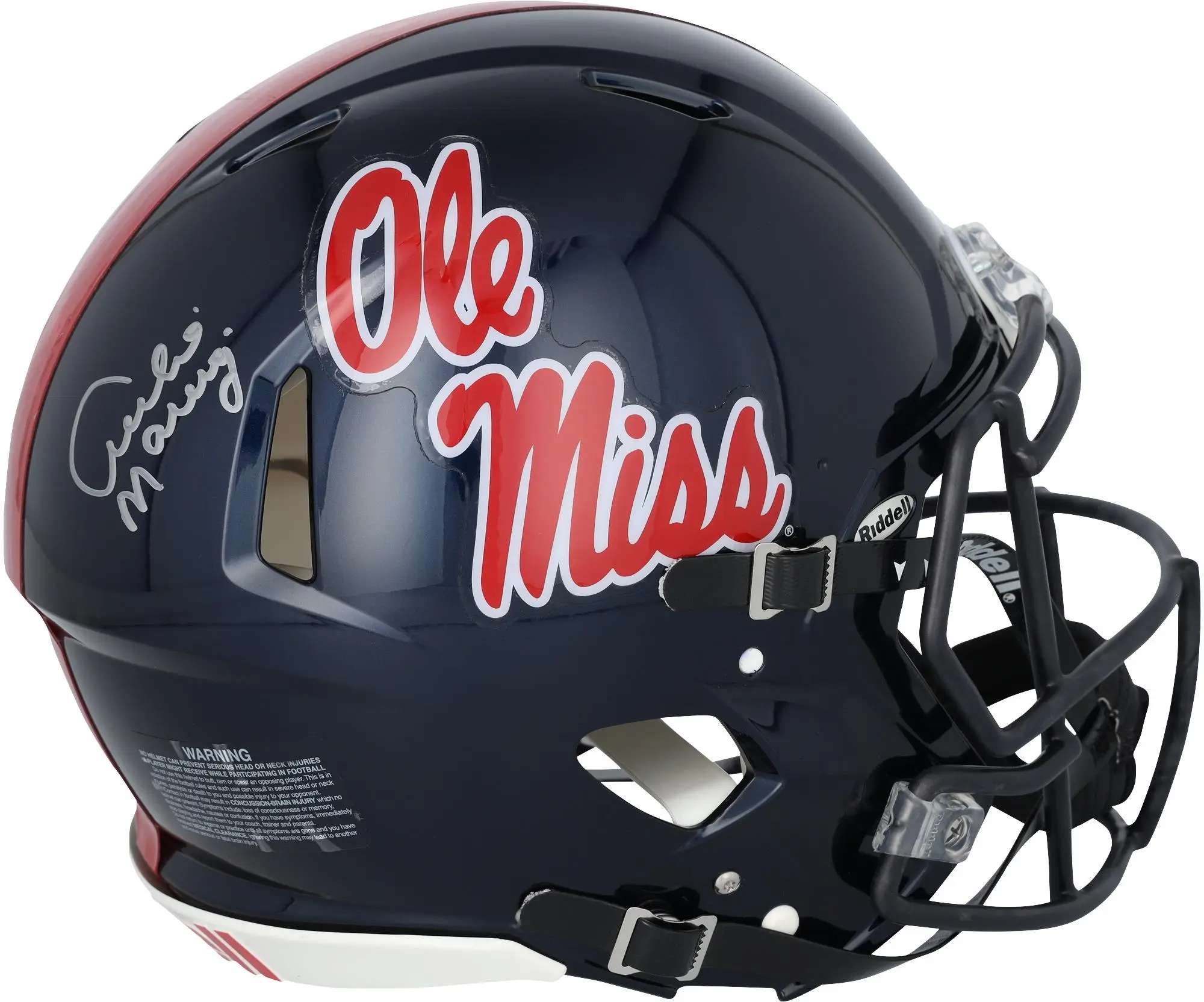 Archie Manning Ole Miss Rebels Autographed Riddell Speed Authentic Helmet - Fanatics Authentic Certified