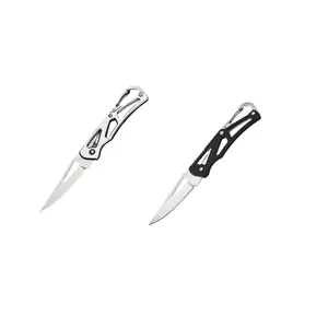 Outdoor Stainless Steel Folding Knife, Portable Keychain Knife, Multifunctional Fruit Knife, Household Knife for Camping