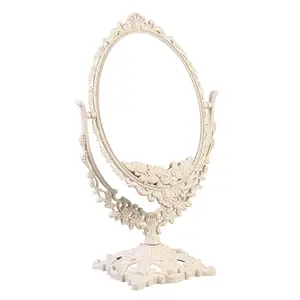 Cosmetic Mirror Double Side Oval Shape Makeup