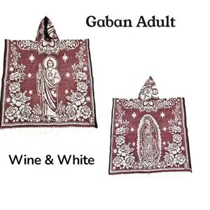 San Judas Gaban shawl Afelpado warm, made by Mexican Artisans. Different colors
