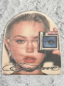 High Street Streetwear Appeal Beanie Hat, Colorblock Print, Unique Print, Thin Unisex Cap, Comfortable Loose Fit, Casual Fashion Accessory