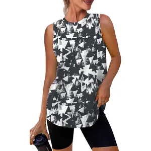 Womens Workout Tank Tops Lightweight Sleeveless Shirts for Women Loose Fit Tops for Athletic Running Tennis Yoga