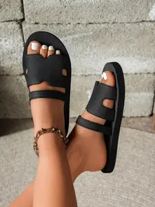 Women's Fashion Sandals Beach Vacation Home Commute Casual Versatile Comfortable Shoes, Stylish Lightweight Footwear for Daily Wear