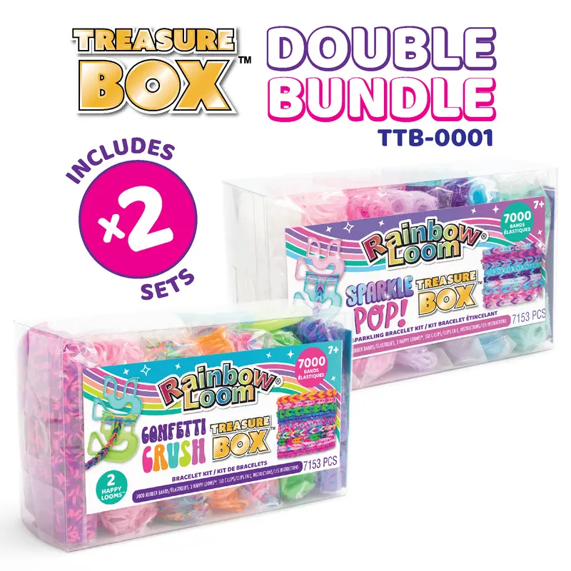 Rainbow Loom Treasure Box Double Bundle