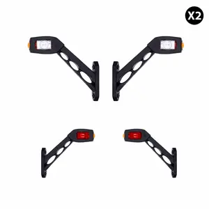 RoadLites Extended Contour Side Marker Light Set (Left and Right) RL 518