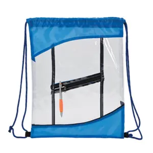 Buy Smart Depot  The Clarity Clear Drawstring Bag - Blue