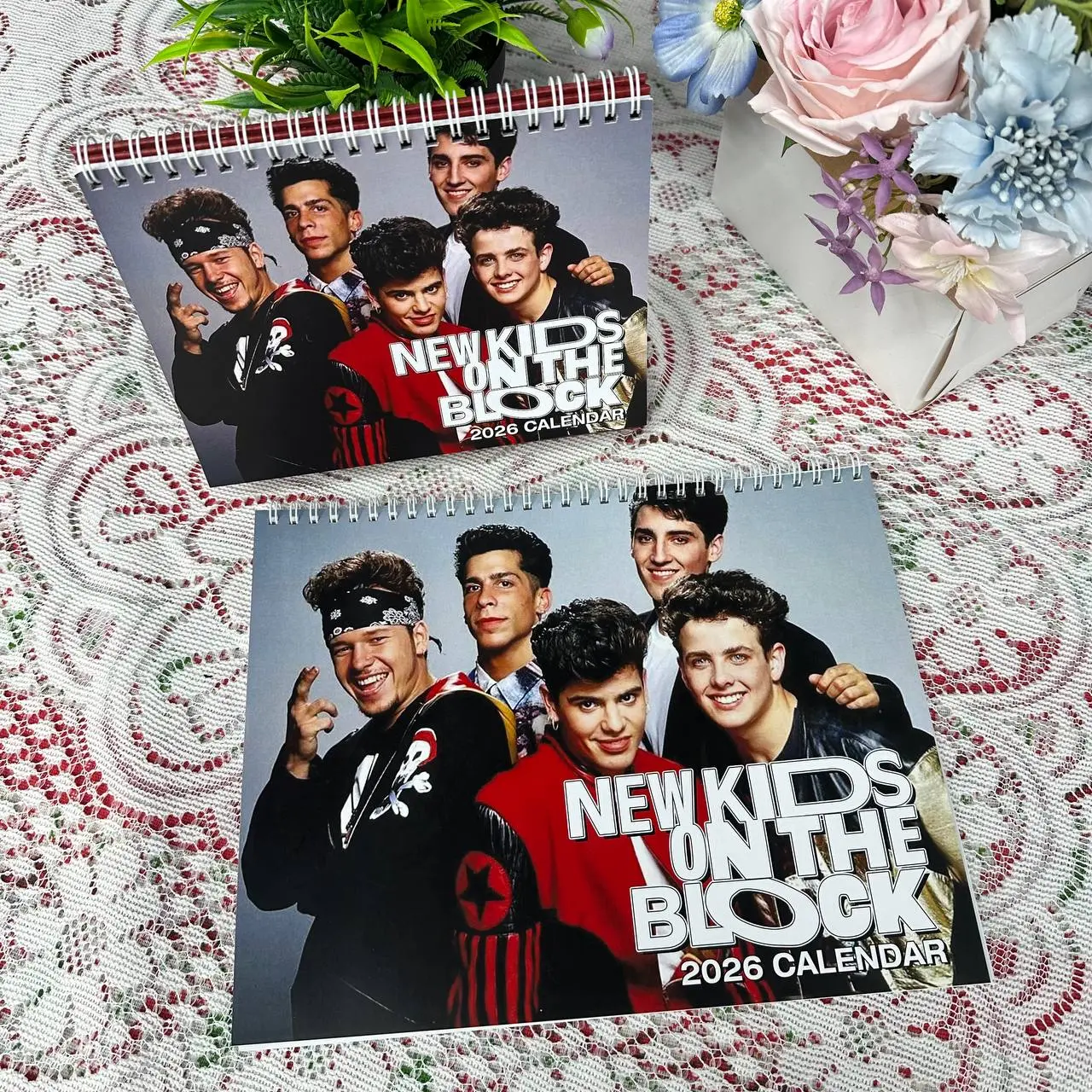 NKOTB 2027-2026 Calendar,  Retro Pop Calendar, Vintage Boy Band Office Decor, Music Lovers Gift Idea