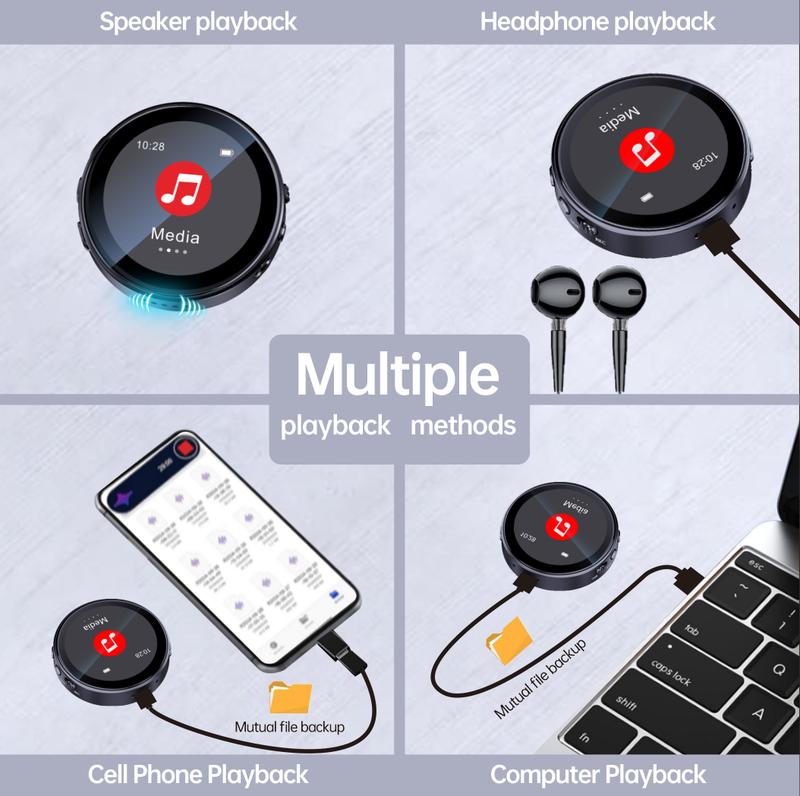 Mini Voice-Activated Recorder Audio Video Recording Machine for Meetings Lectures Interviews Versatile Use for Businesses Educational Institutions Audio