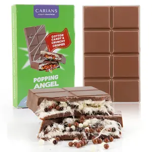 Carians Popping Angel Hair Chocolate Bar