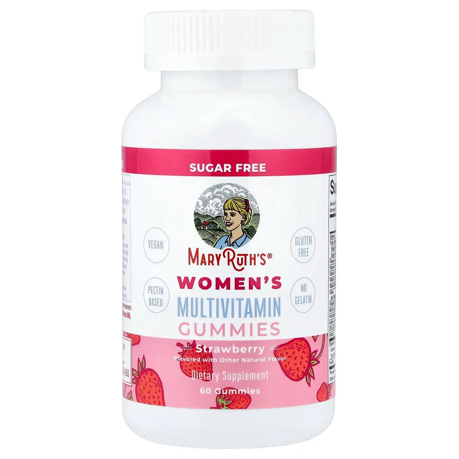 MaryRuth's Women's Multivitamin Gummies, Strawberry , 60 Gummies
