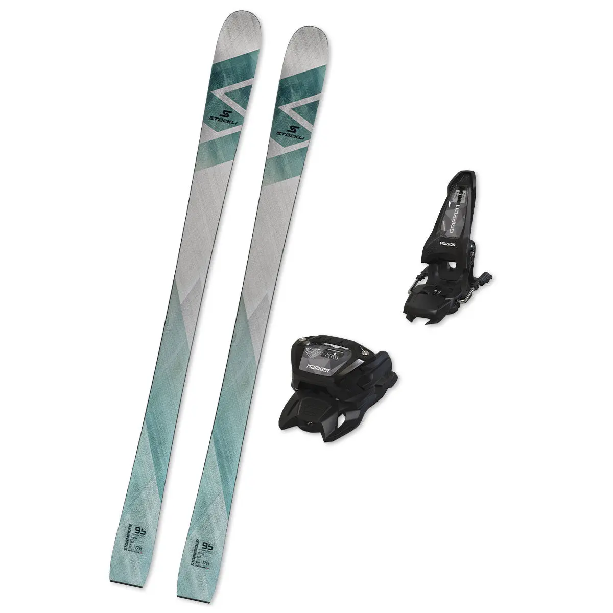 2027 Stöckli Stormrider 95 Skis + Bindings - Bundle Deal