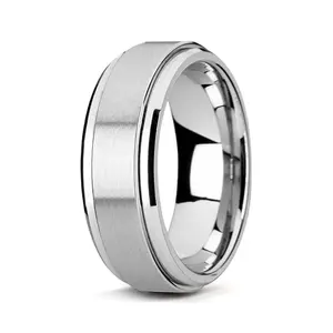 Titanium Ring |The Tranquility |GentleBands| Spinner Ring, 8Mm Width, Comfort Fit | Men'S Wedding Bands