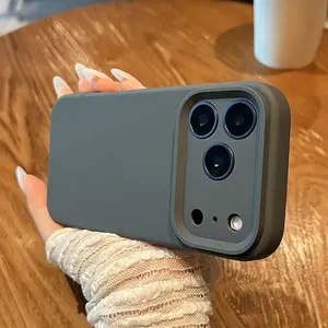 for Iphone 17 Pro Max Premium Liquid Silicone Protective Case, with Built-In Soft Microfiber Lining, Scratch-Resistant Full-Coverage Protective Case, Suitable for Iphone 17 Pro Max