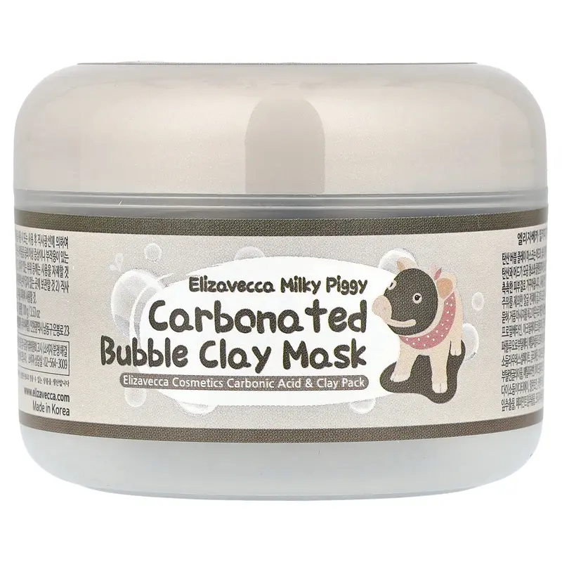 Elizavecca Milky Piggy, Carbonated Bubble Clay Beauty Mask, 3.53 oz (100 g)