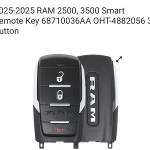 2025-2025 RAM 2500, 3500 Smart Remote Key FOB 68710036AA OHT-4882056 3 Button  