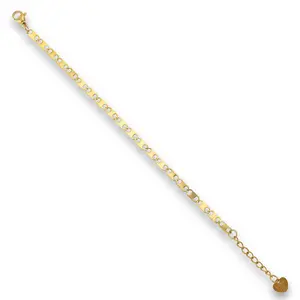 EVRY JEWELS Gold or Silver Plated Women's Hypoallergenic Puglia Bracelet