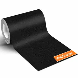 Black Leather Repair Tape Kit, 4×63 in Repair Kit for Furniture, Car Interior, Couth, Car Seat, Upgraded Strong Self Adhesive Leather Patch