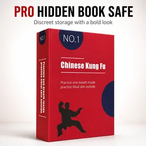【First 10 only】Hidden Book Safe Pro XL Dictionary Secret Storage Box with 3-Digit Combination Lock for Cash, Jewelry, Valuables, Home & Office Money Box Vault Safe Box Safe Deposit Box,Gift for Men & Dad(10.47" x 7.87" x 2.6")