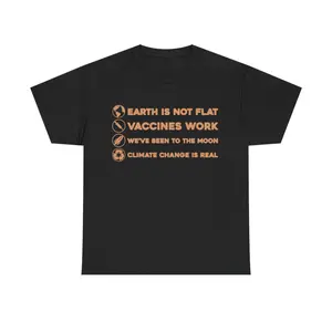 Flat Earth Reverse Saying T-shirt, Funny Ironic Conspiracy Theory Gift for Truth Seeker Society, Random Graphic Shirt, Science Humor